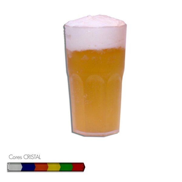 Copo Roma Cristal Personalizável 400ml - Plástico