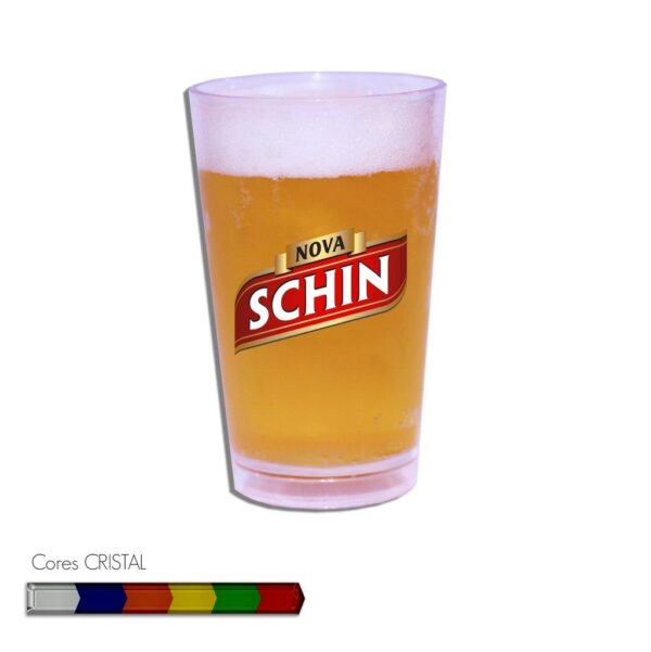 Copo Cancun Cristal Personalizável 320ml - Plástico