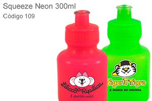 Squeeze Neon 300ml - Plástico