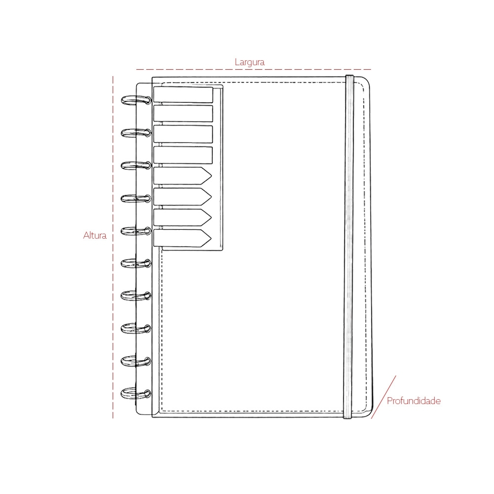 Caderno de Disco B5