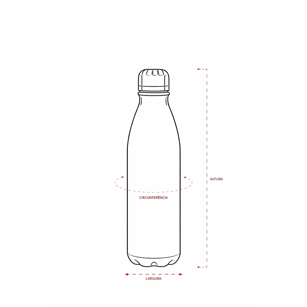 Garrafa Alumínio 750ml
