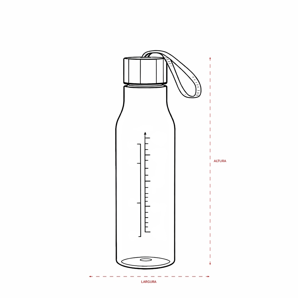 Garrafa Plástica 615ml