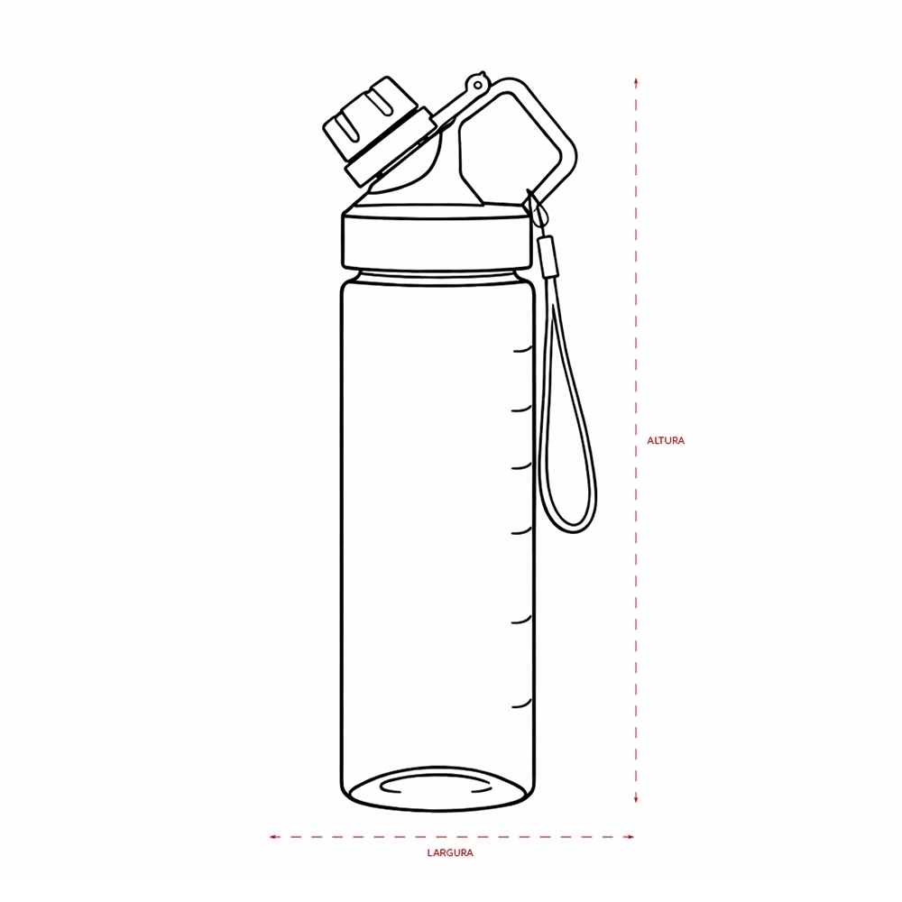 Squeeze Plástico 750ml